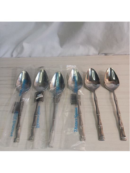 Korea Stainless Other - Estia Gourmet Stainless Steel Dinner Spoon Set of 6 Korea